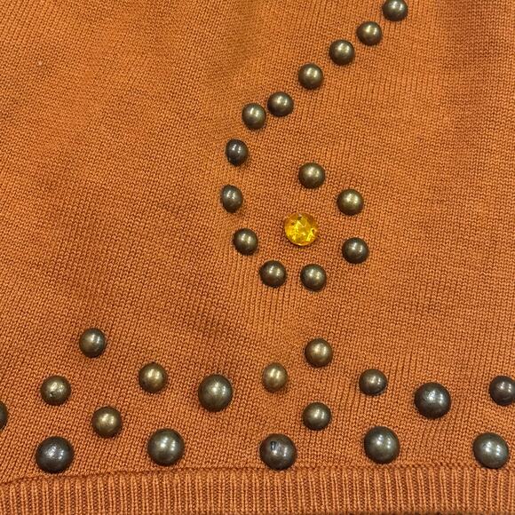 Understated Leather M/L Southern Charm Knit Micro Short Studded HighWaist Cheeky - Picture 7 of 11